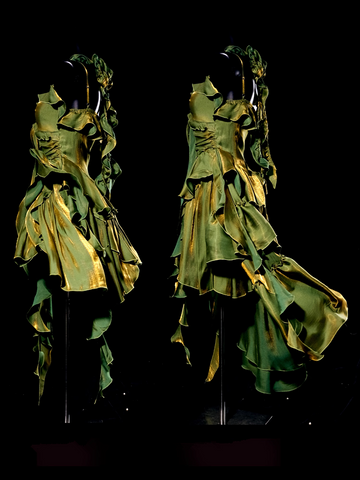 Niulatu High Low Irregular Spaghetti Straps Green Short Birthday Dresses Birthday Outfits SD492